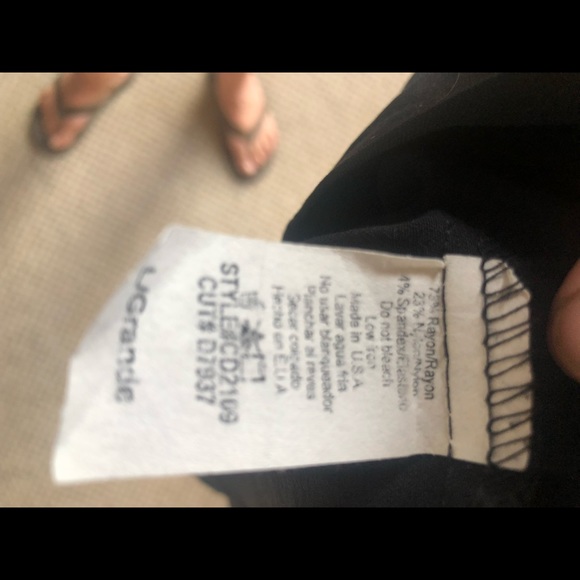 Beautiful Black Dress, midi length with slit in back. - Picture 8 of 8